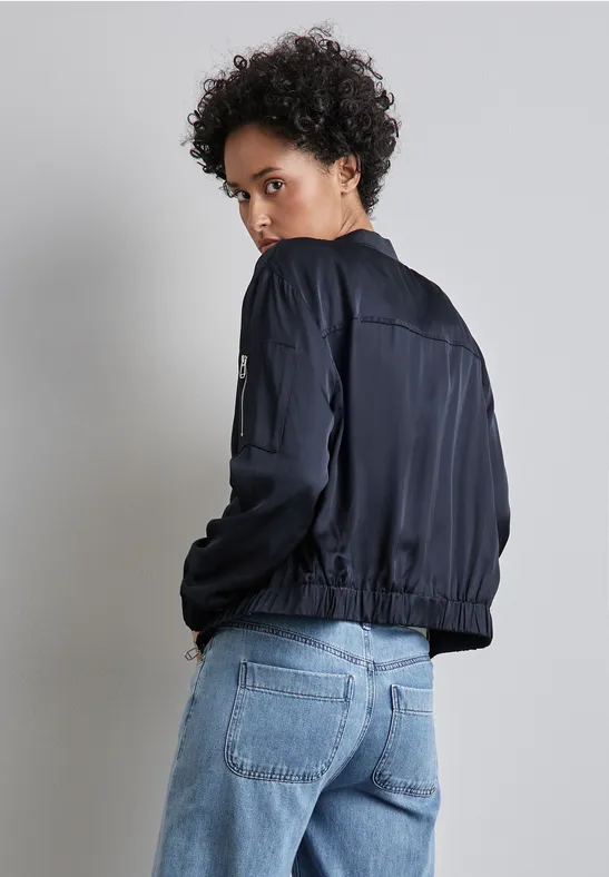 Street One Satin-Blouson