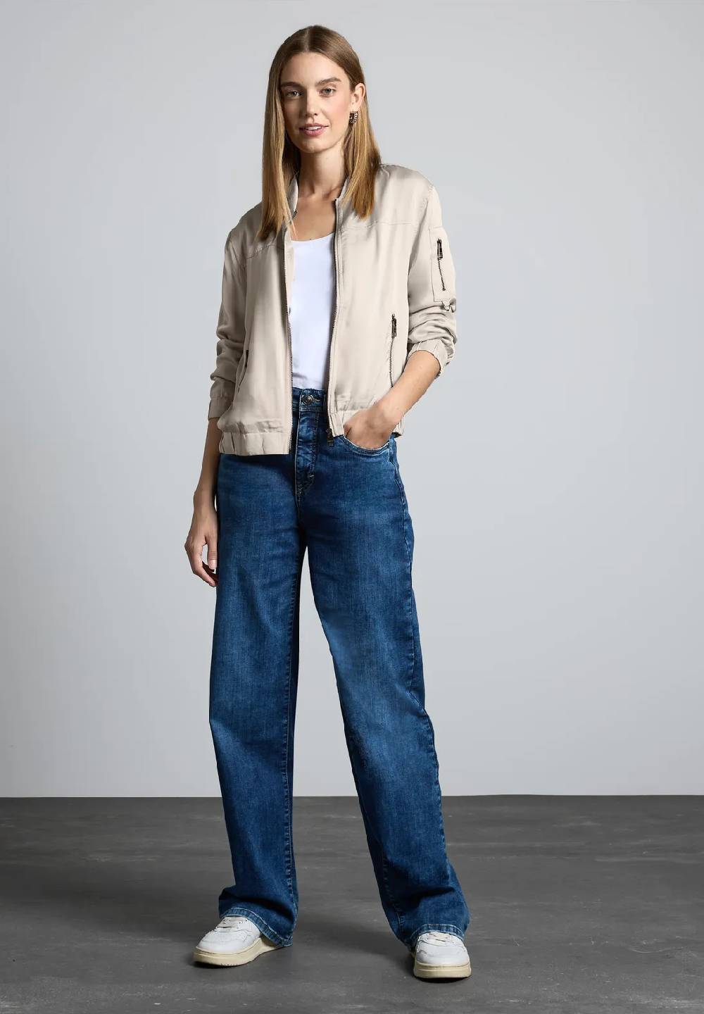 Street One Satin-Blouson