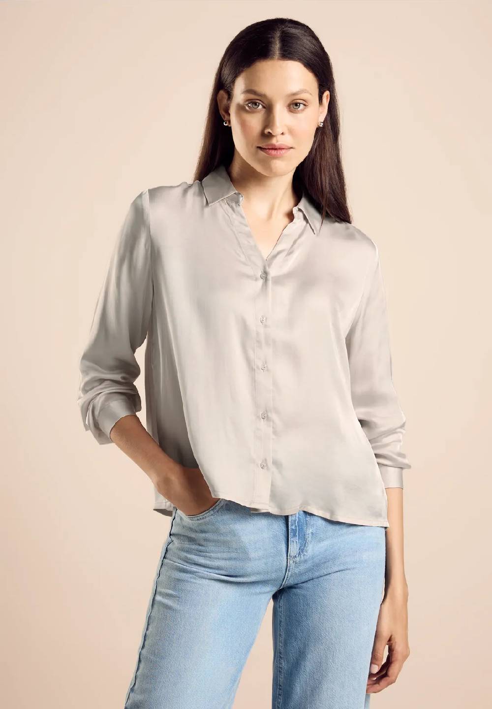 Street One Satin-Hemdbluse