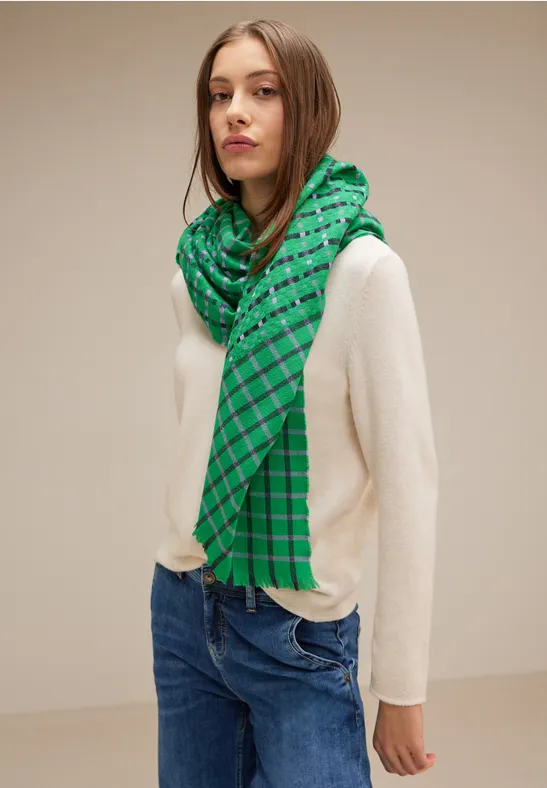 Street One Schal Mit Karomuster