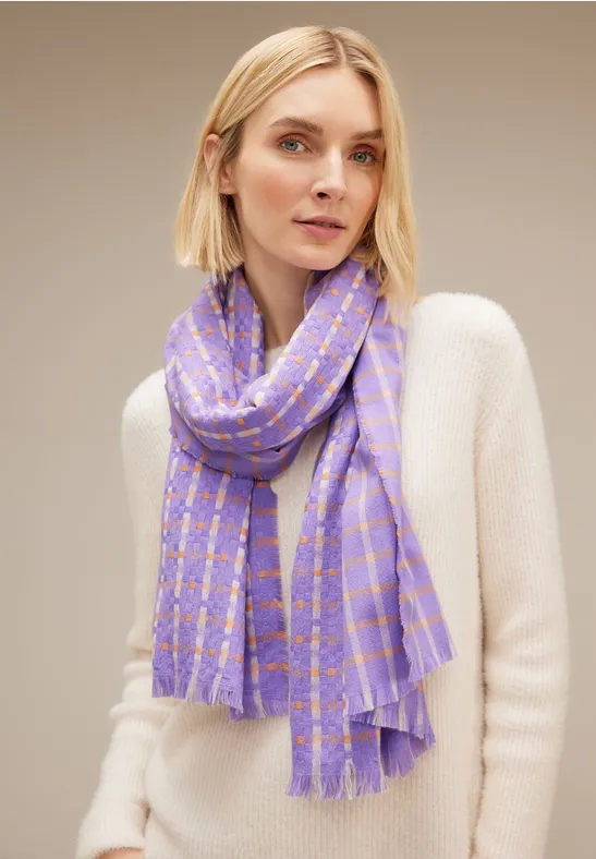 Street One Schal Mit Karomuster