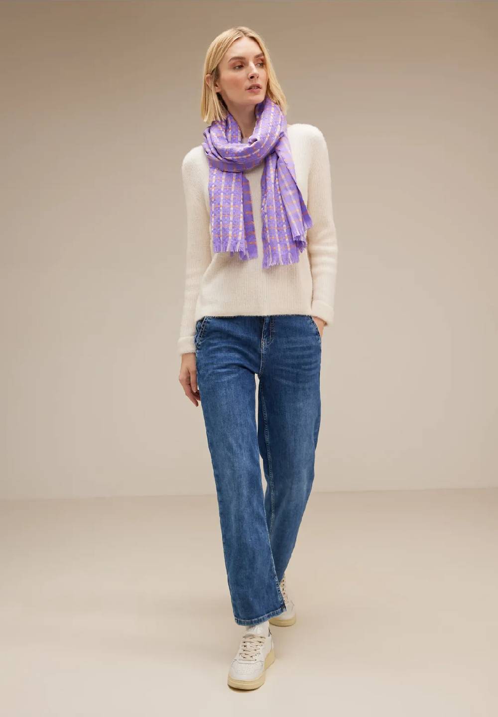Street One Schal Mit Karomuster