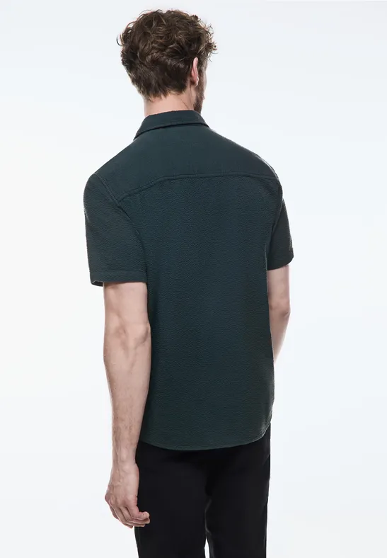 Street One Seersucker Kurzarmhemd