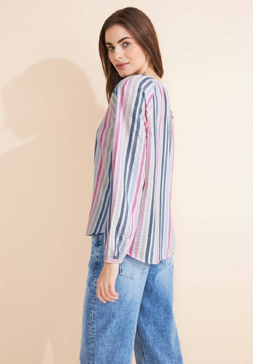 Street One Seersucker Tunikabluse