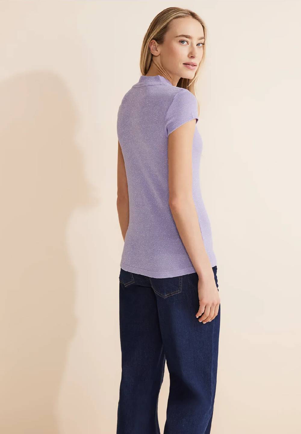 Street One Shiny Stehkragen Shirt