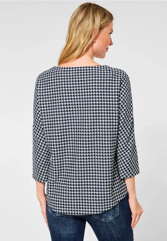 Street One Shirt Im Jacquard Muster