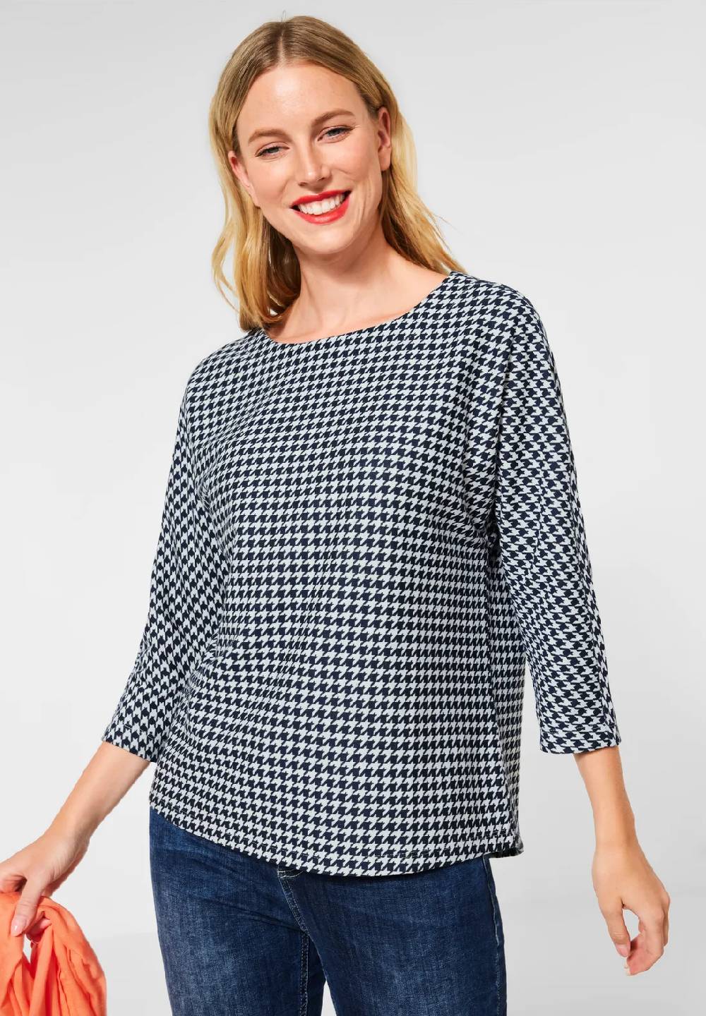 Street One Shirt im Jacquard Muster