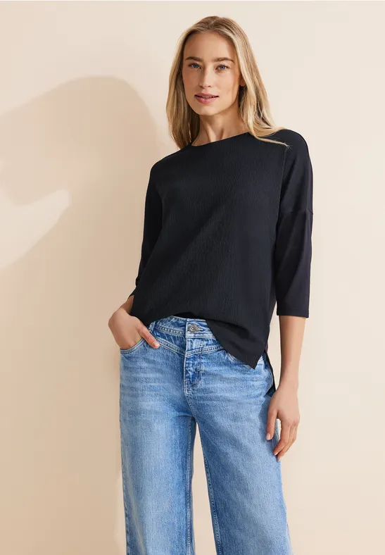 Street One Shirt Im Materialmix