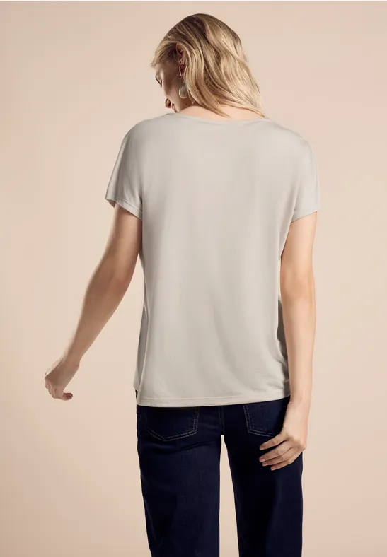 Street One Shirt Im Silk-Look