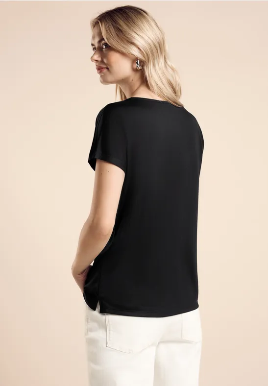 Street One Shirt Im Silk-Look