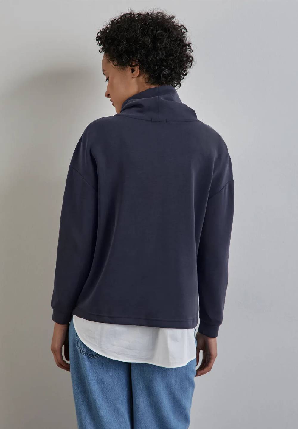 Street One Shirt Im Silk Look