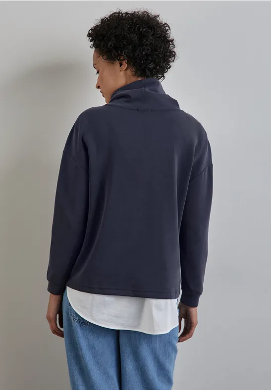 Street One Shirt Im Silk Look