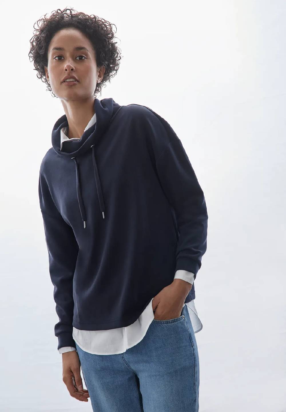 Street One Shirt im Silk Look