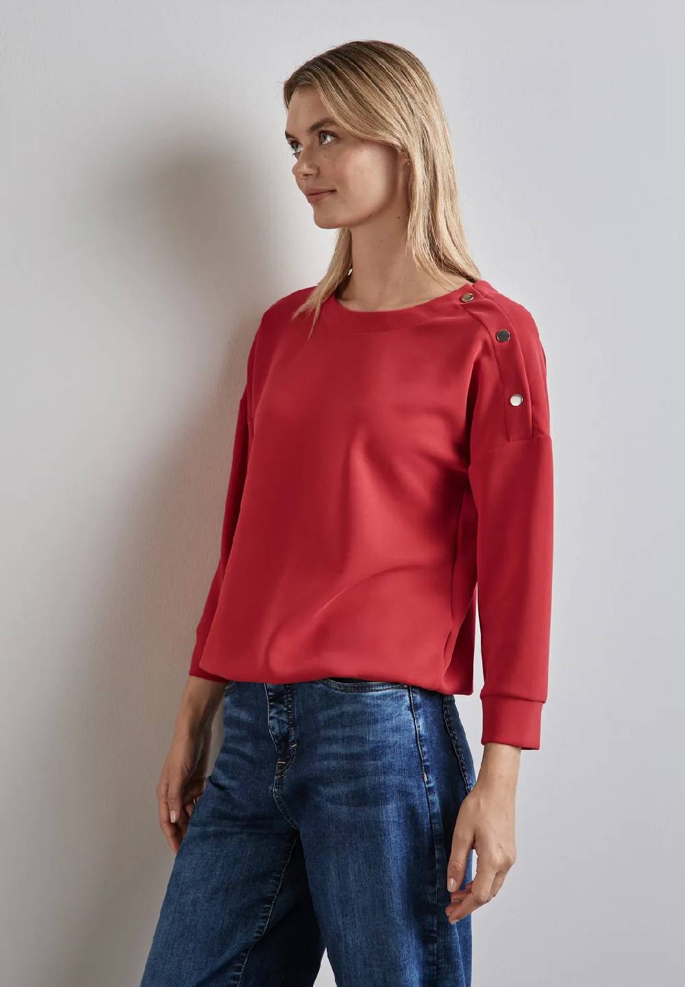 Street One Shirt im Silk Look