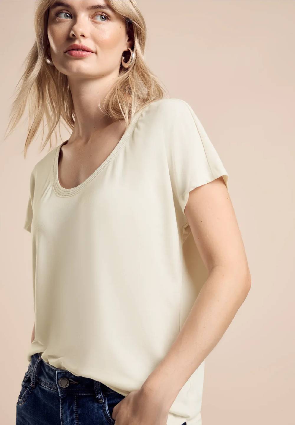 Street One Shirt im Silk-Look