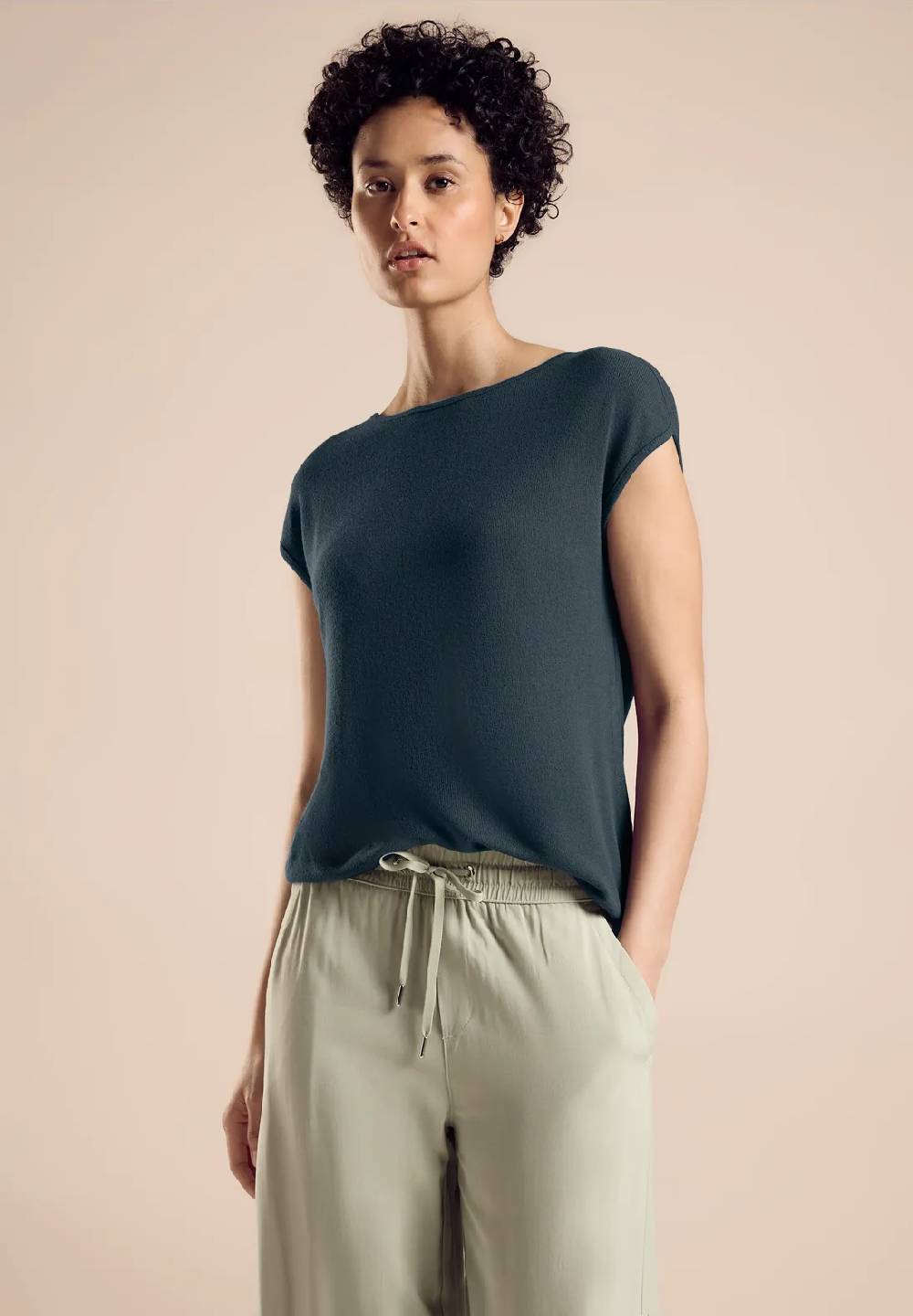 Street One Shirt im Strick Look