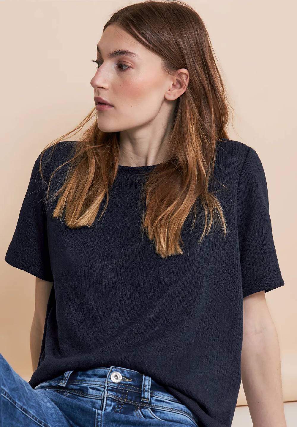 Street One Shirt im Strick Look