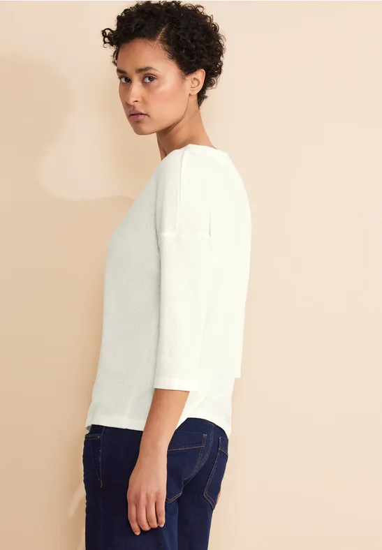 Street One Shirt In Strick Optik