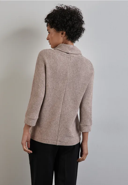 Street One Shirt In Strick-Optik