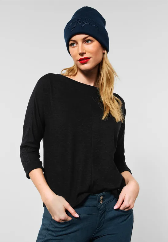 Street One Shirt In Unifarbe - Style ELLEN