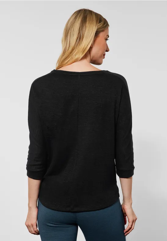 Street One Shirt In Unifarbe - Style ELLEN
