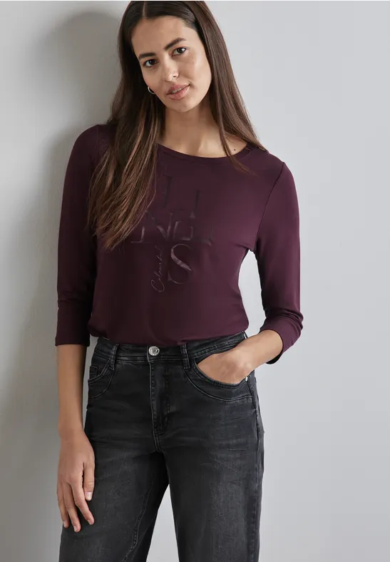 Street One Shirt Mit Artwork