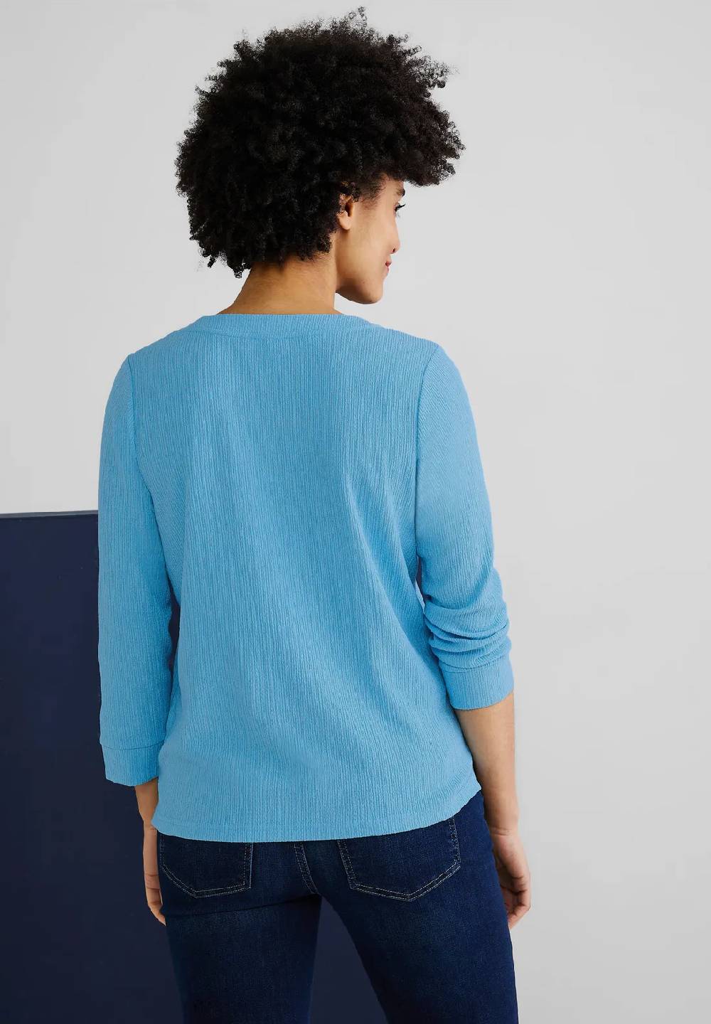 Street One Shirt Mit Feiner Struktur