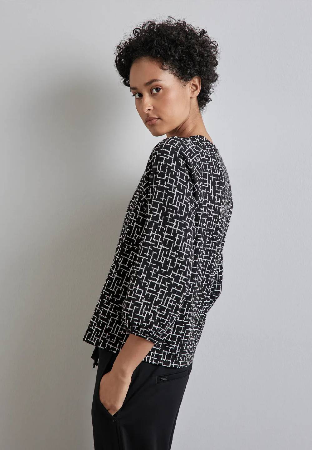 Street One Shirt Mit Grafischem Muster
