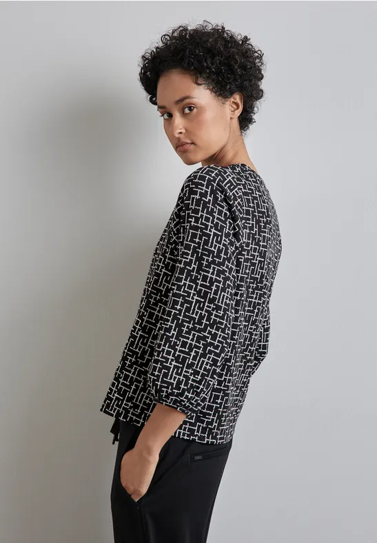 Street One Shirt Mit Grafischem Muster