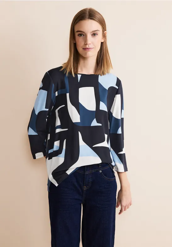 Street One Shirt Mit Grafischem Print