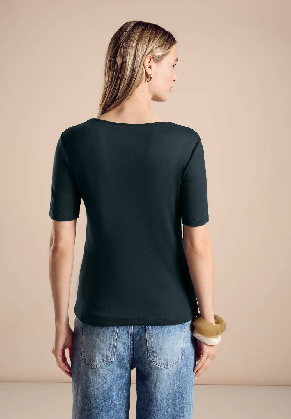 Street One Shirt Mit Herz-Ausschnitt