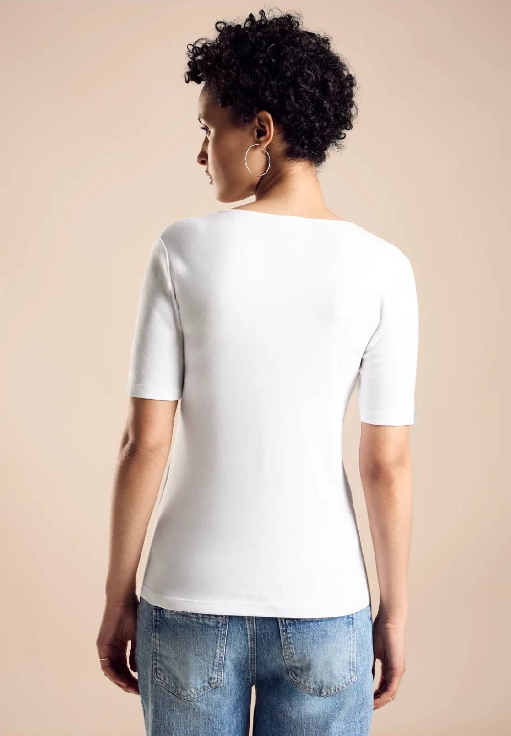 Street One Shirt Mit Herz-Ausschnitt