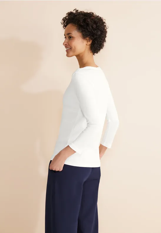 Street One Shirt Mit Herz Ausschnitt