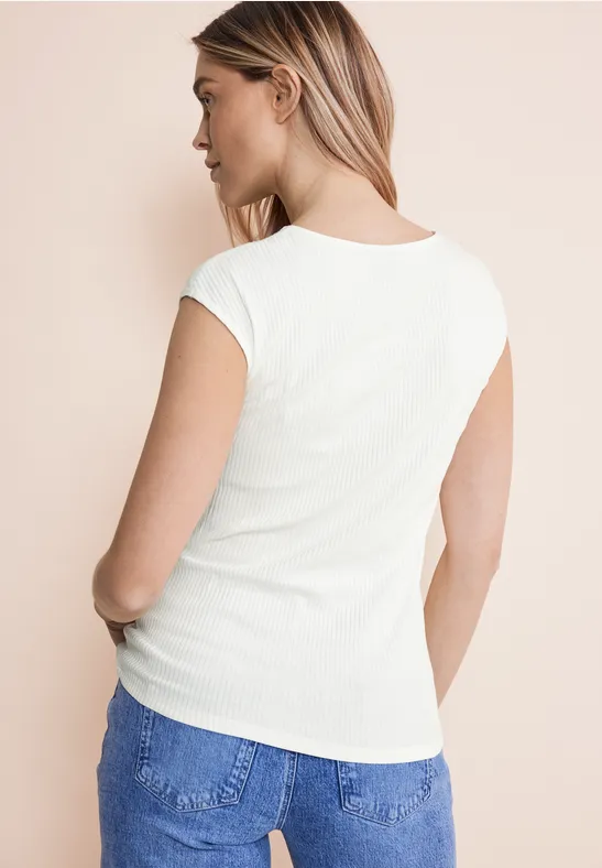 Street One Shirt Mit Herz Ausschnitt - Style ADA