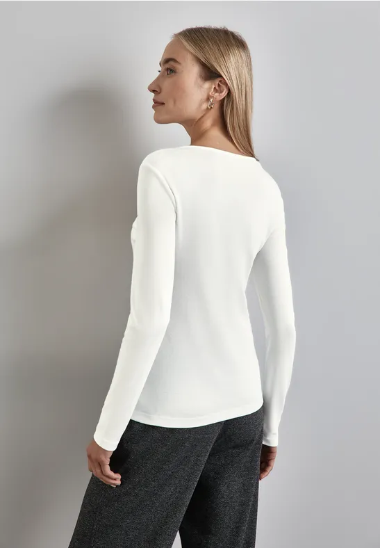 Street One Shirt Mit Herzausschnitt