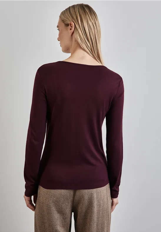 Street One Shirt Mit Herzausschnitt