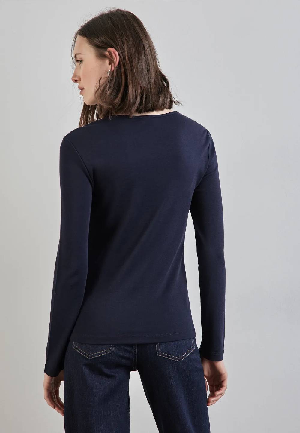 Street One Shirt Mit Herzausschnitt