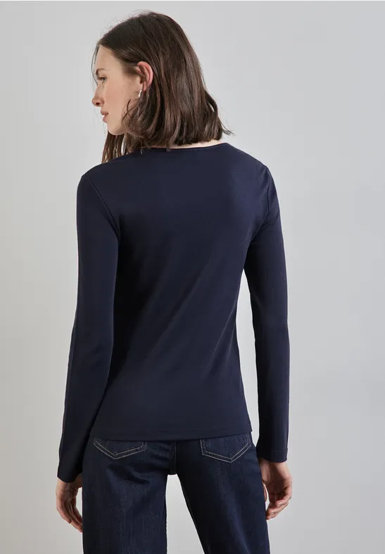 Street One Shirt Mit Herzausschnitt