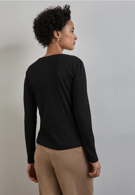 Street One Shirt Mit Herzausschnitt