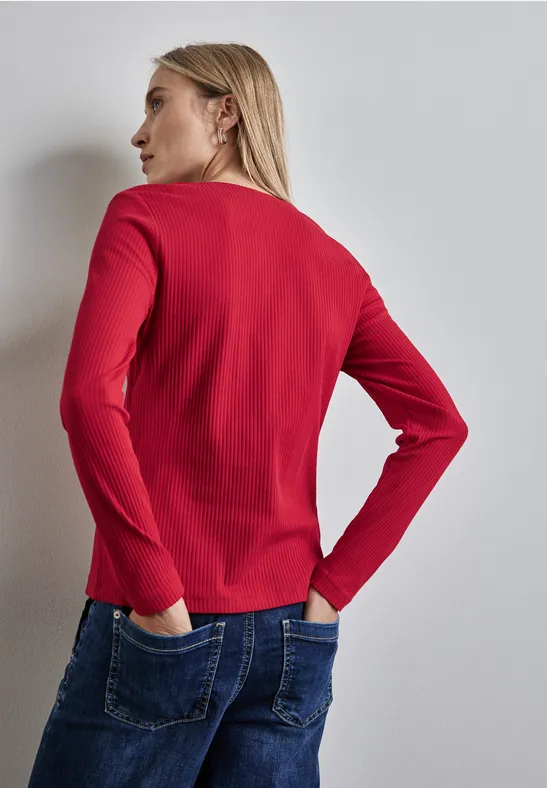 Street One Shirt Mit Herzausschnitt