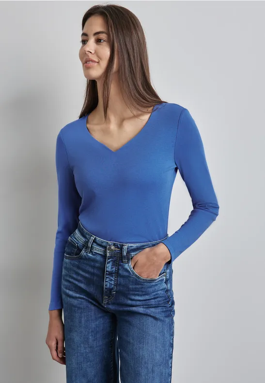 Street One Shirt Mit Herzausschnitt