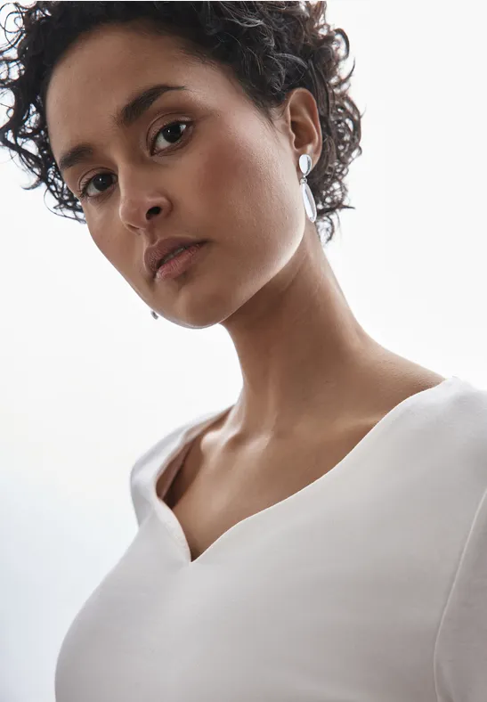 Street One Shirt Mit Herzausschnitt