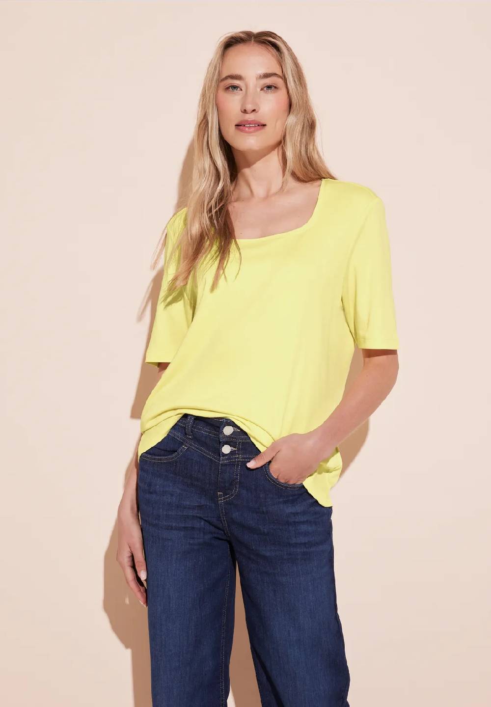 Street One Shirt Mit Karrée Ausschnitt - Style PANIA