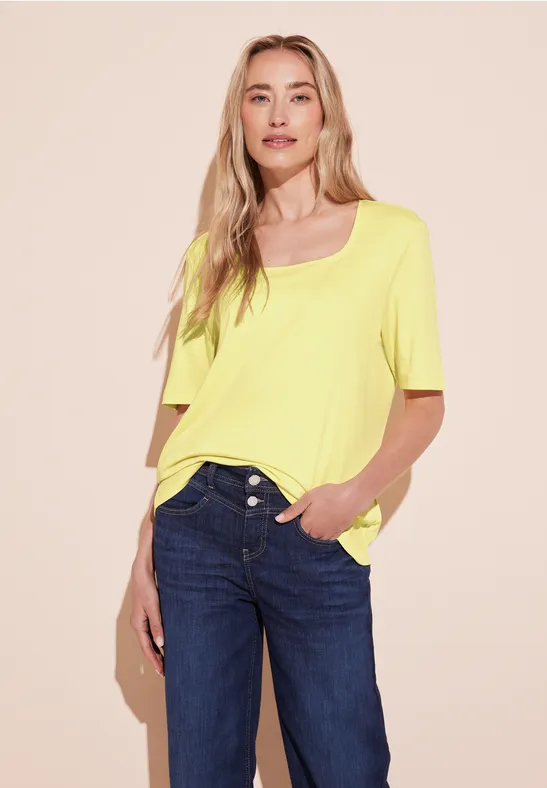 Street One Shirt Mit Karrée Ausschnitt - Style PANIA