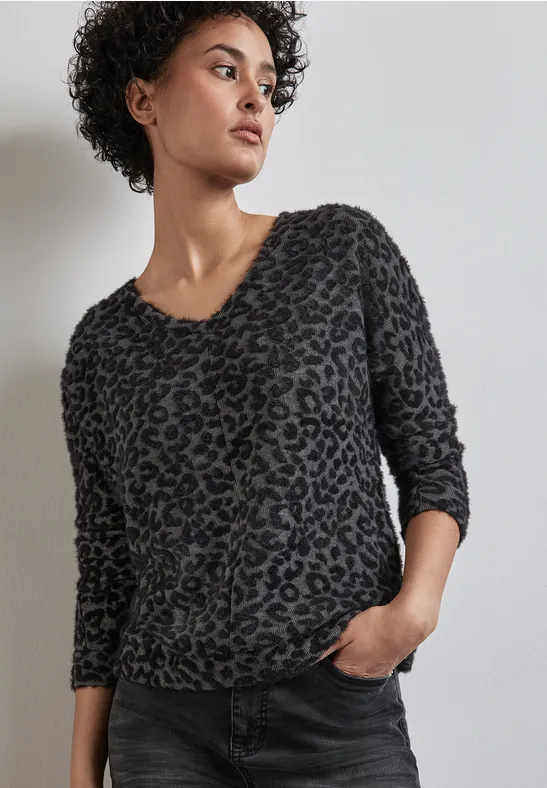 Street One Shirt Mit Leo-Muster