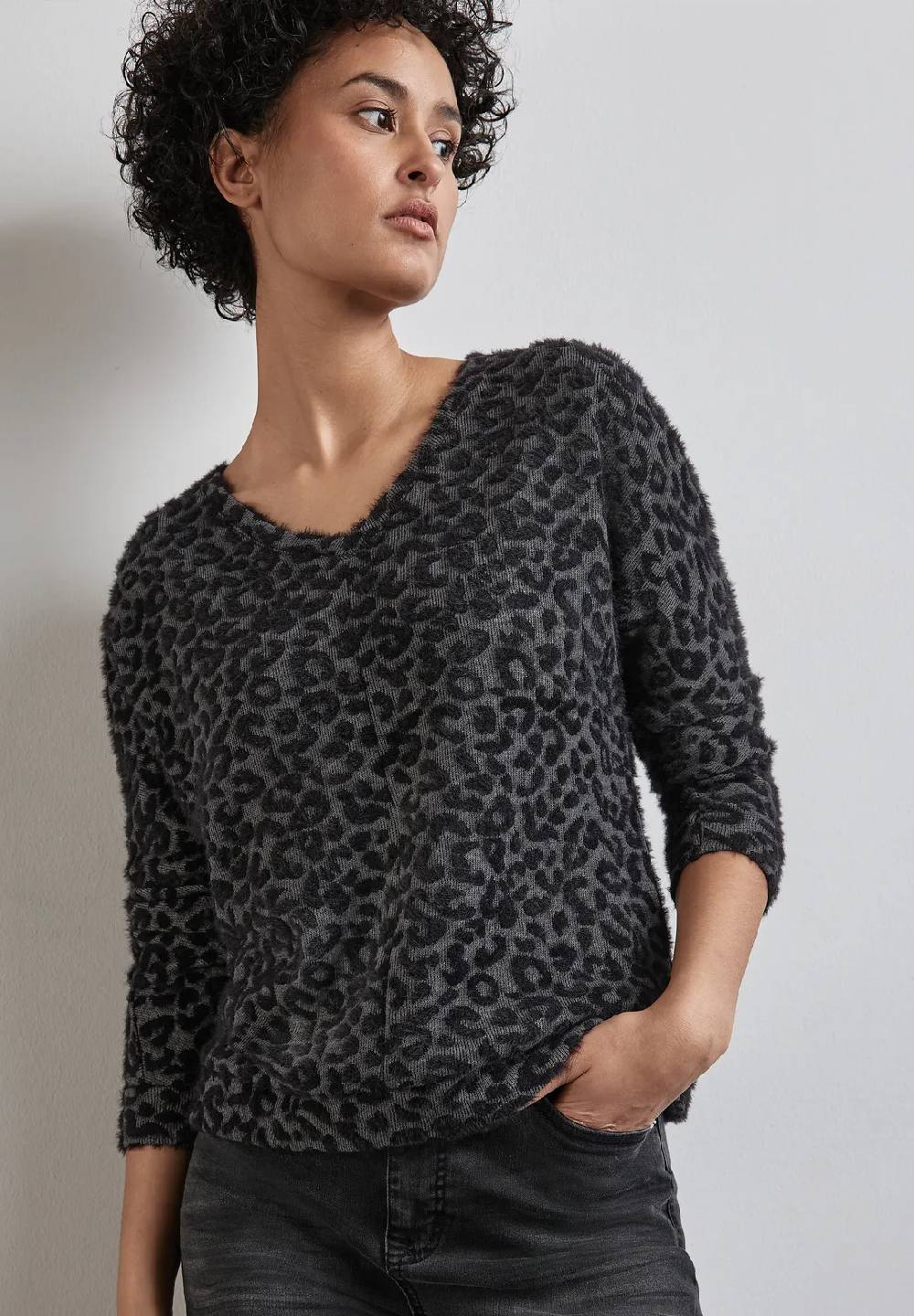 Street One Shirt mit Leo-Muster