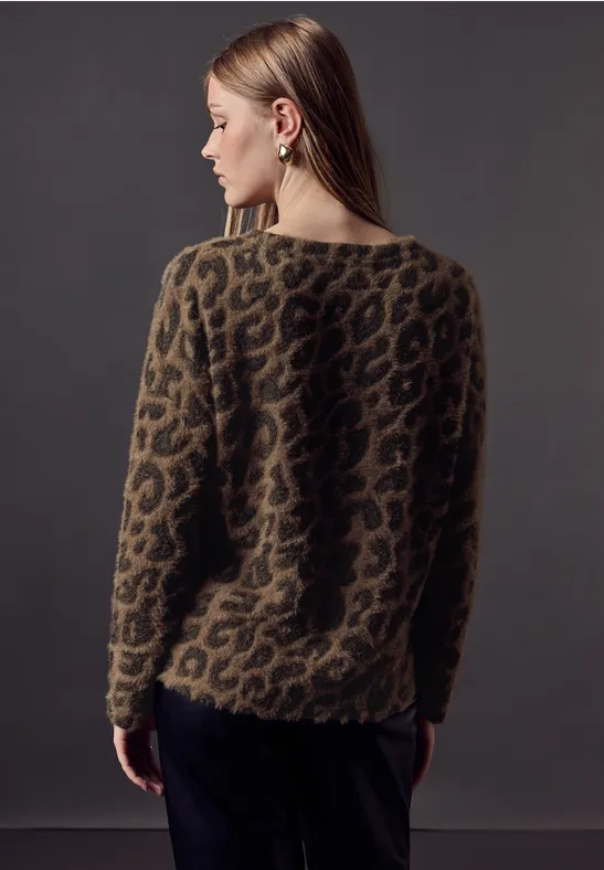 Street One Shirt Mit Leo-Print