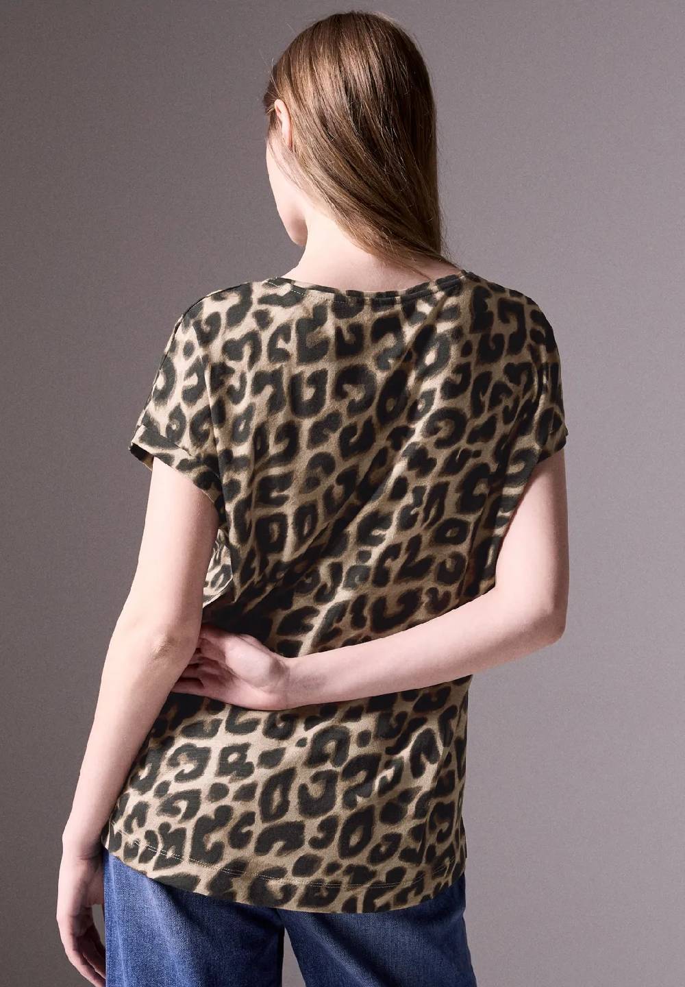 Street One Shirt Mit Leo-Print