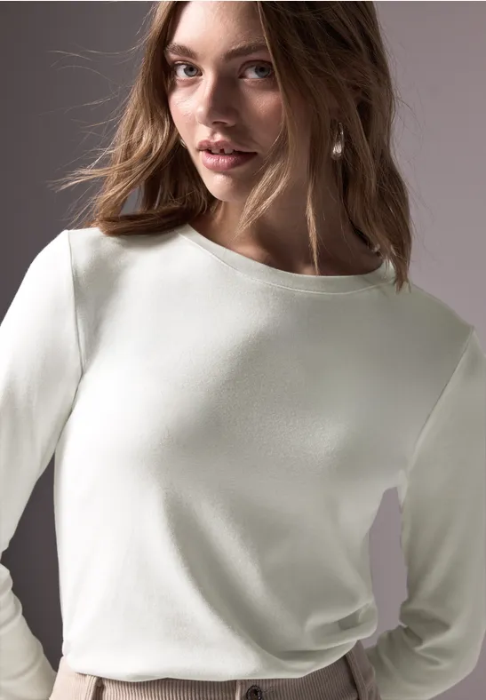 Street One Shirt Mit Rippstruktur