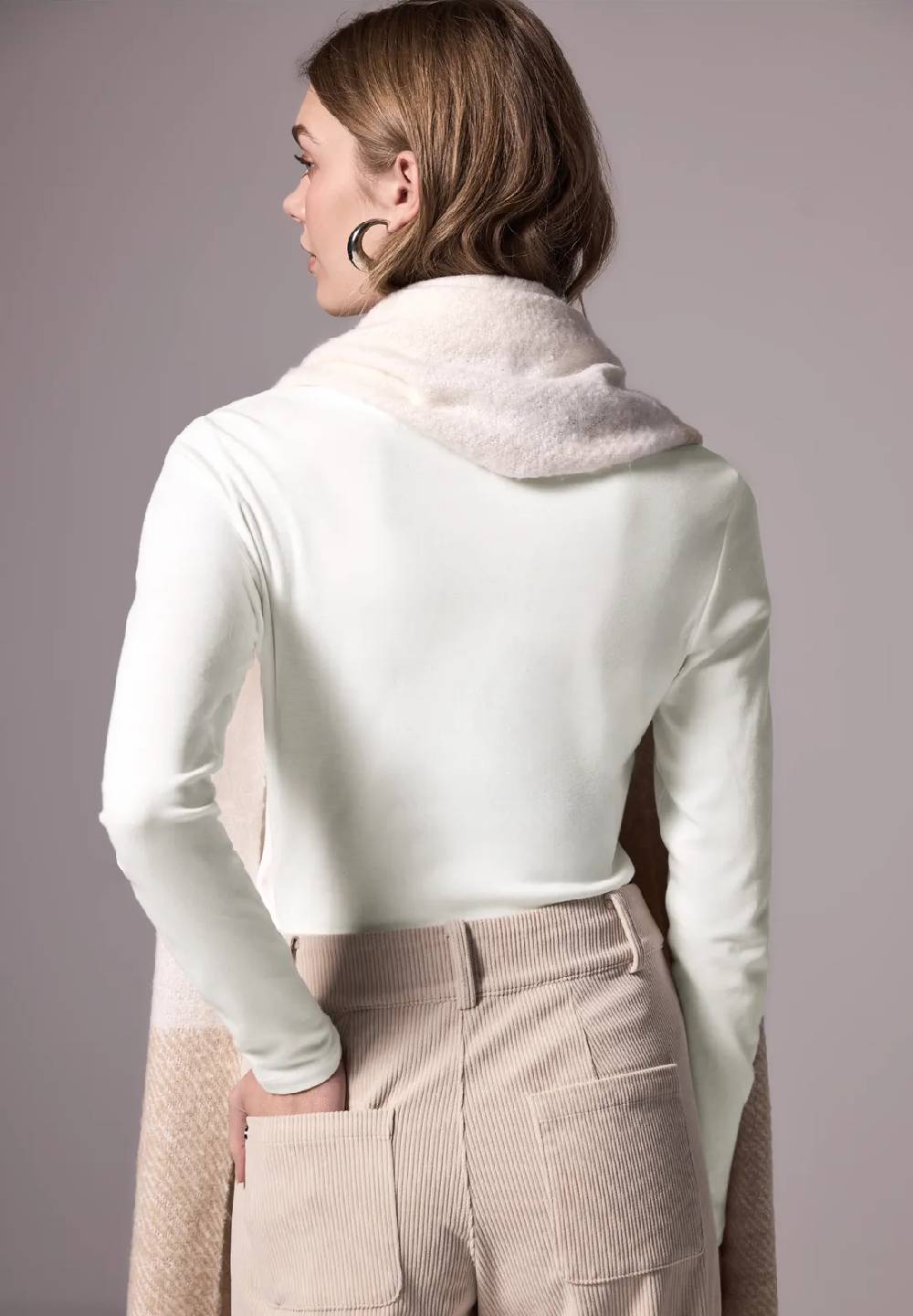 Street One Shirt Mit Rippstruktur